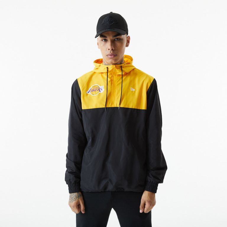 Ropa New Era Nba Negros - LA Lakers Colour Block Windbreaker 37620SNTZ